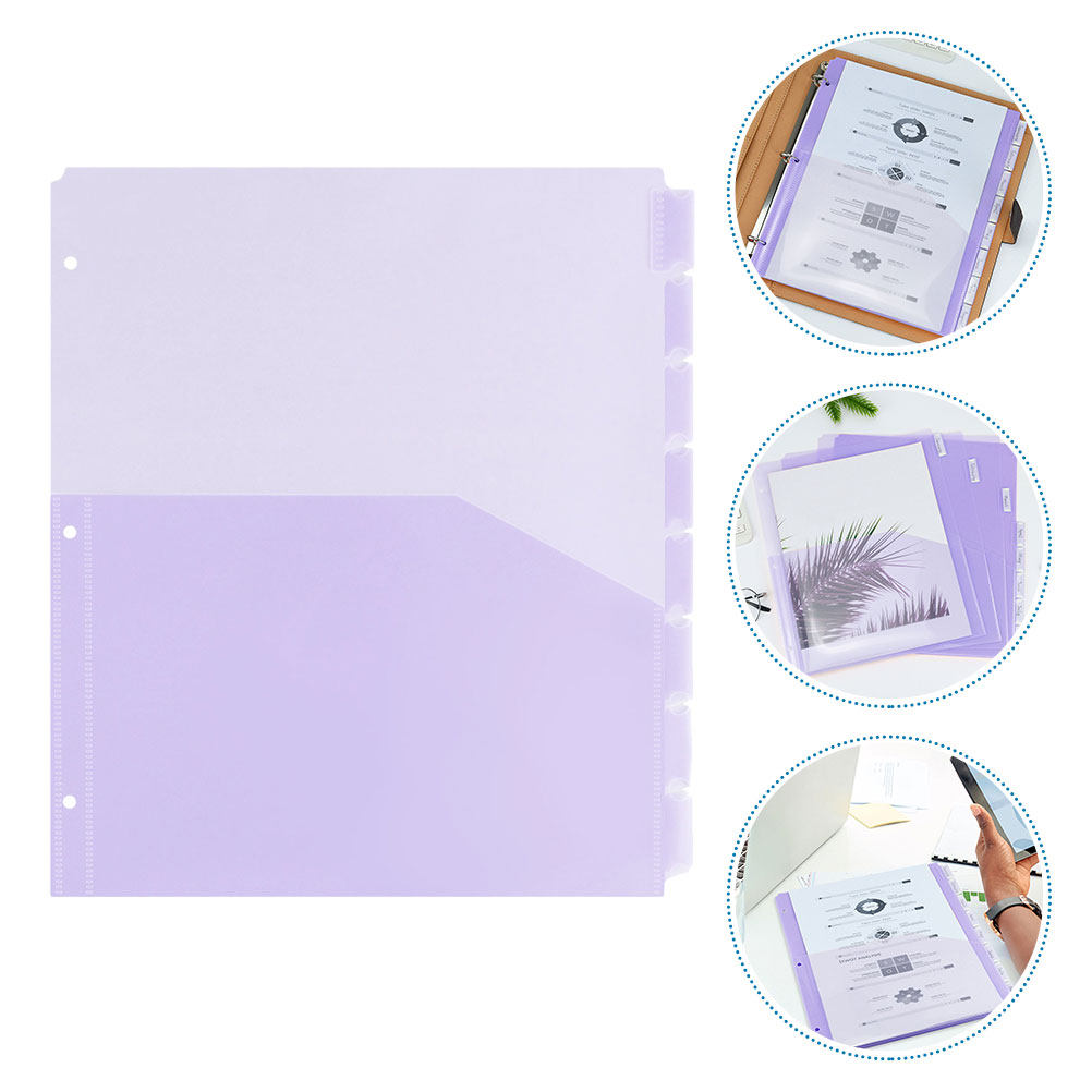 2Sets A4 Plastic Binder Divide - Tab Divider A4 评论和价格